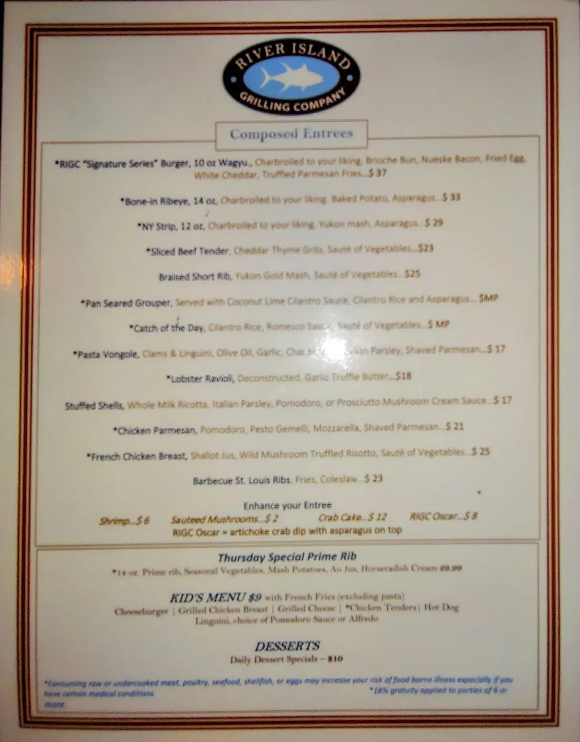 Menu 6