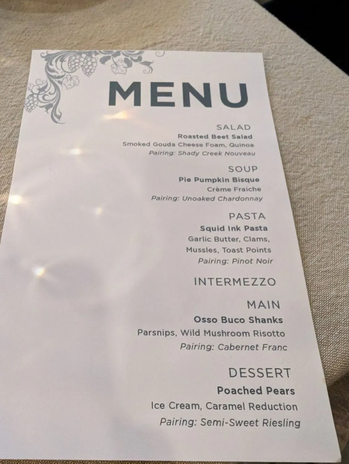 Menu 6