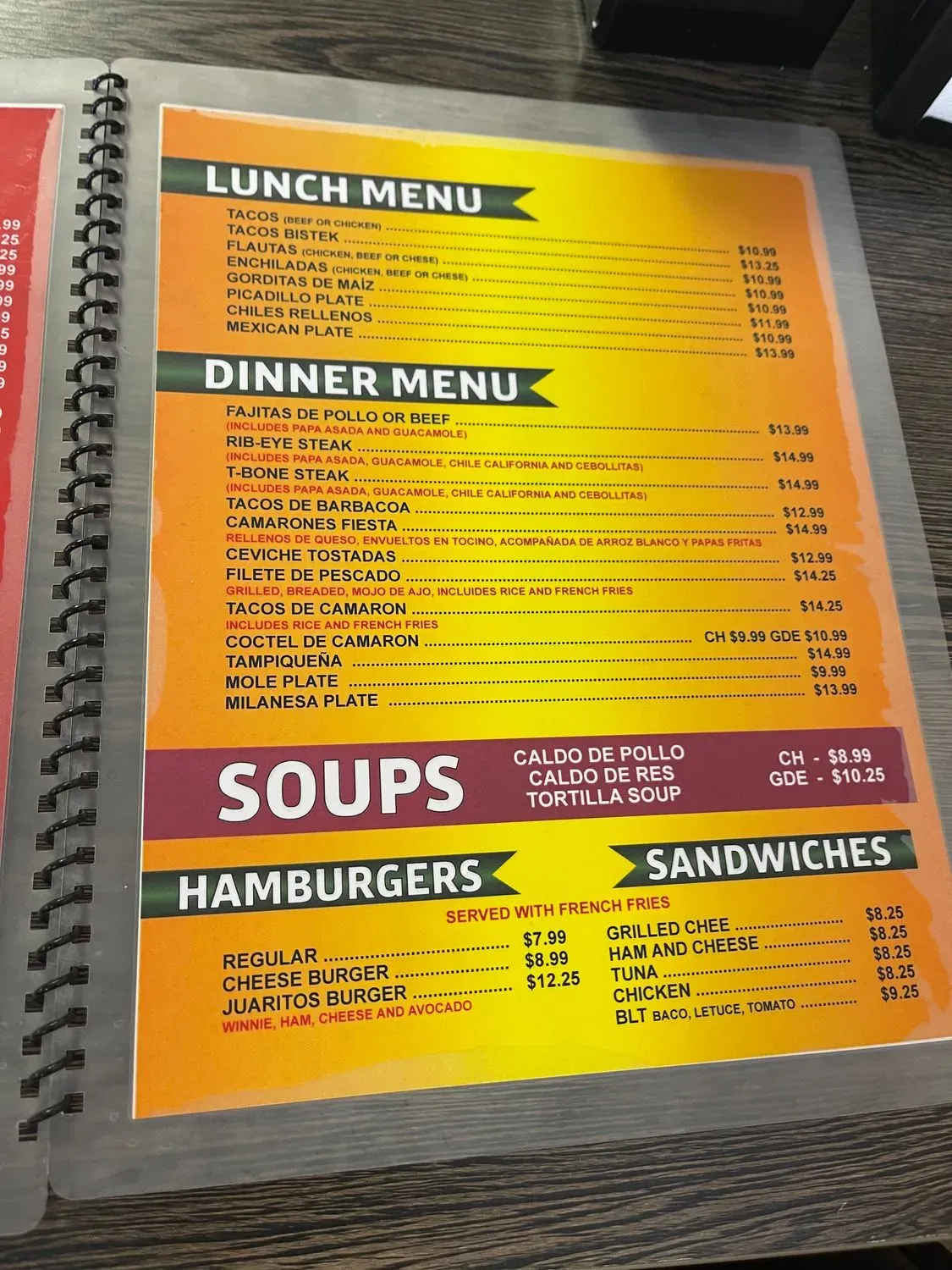 Menu 4