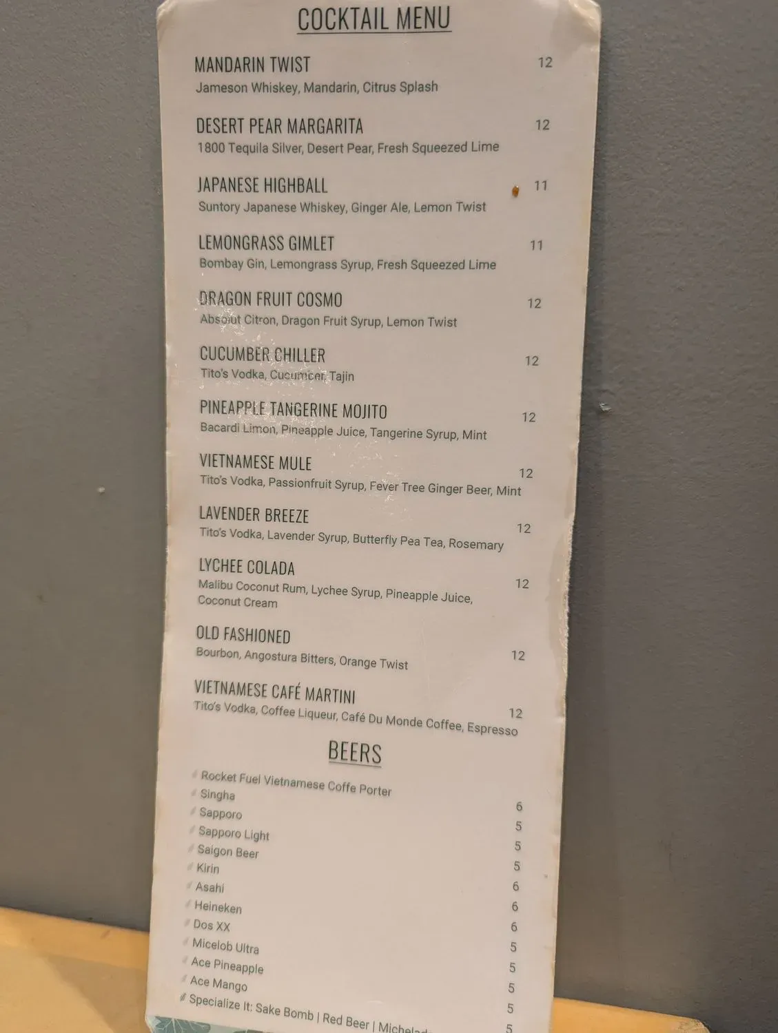 Menu 6