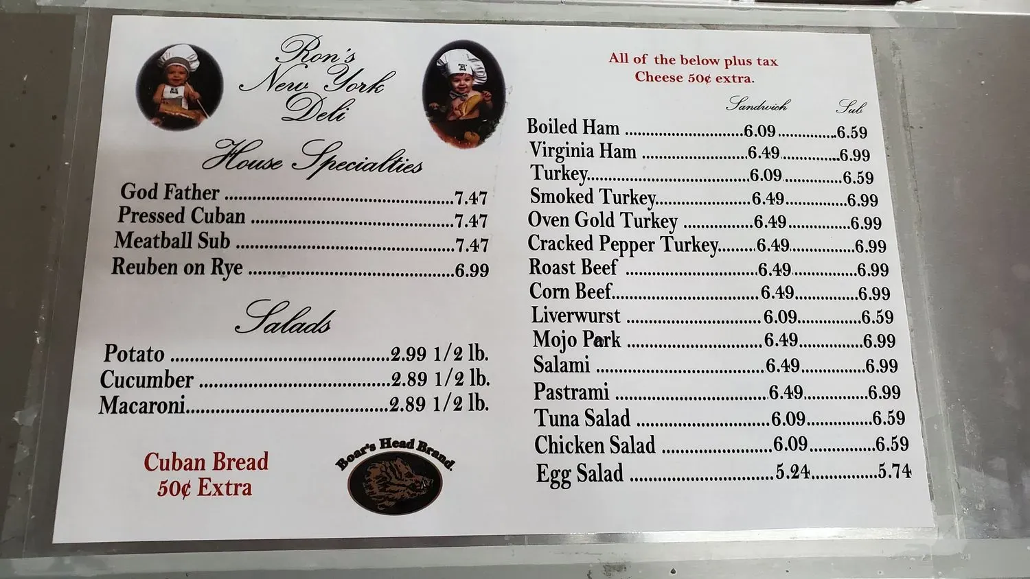 Menu 4