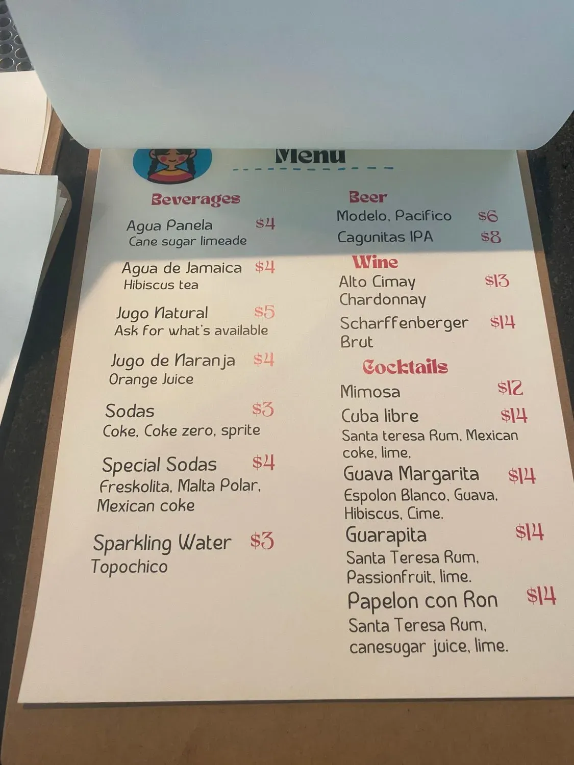 Menu 2