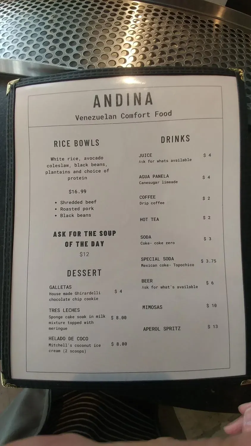 Menu 4