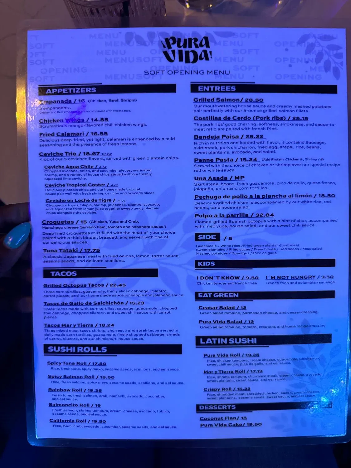 Menu 3