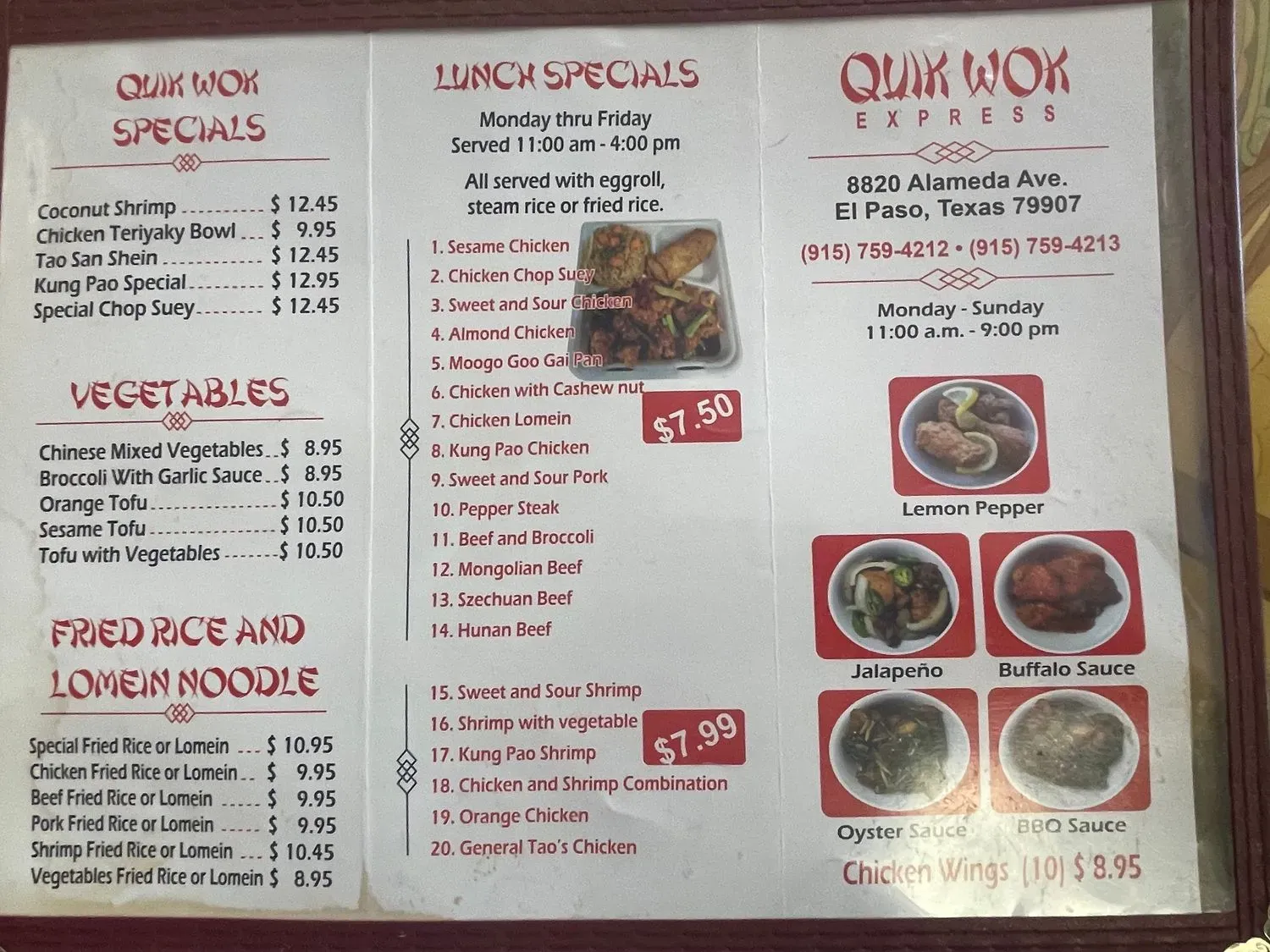 Menu 2