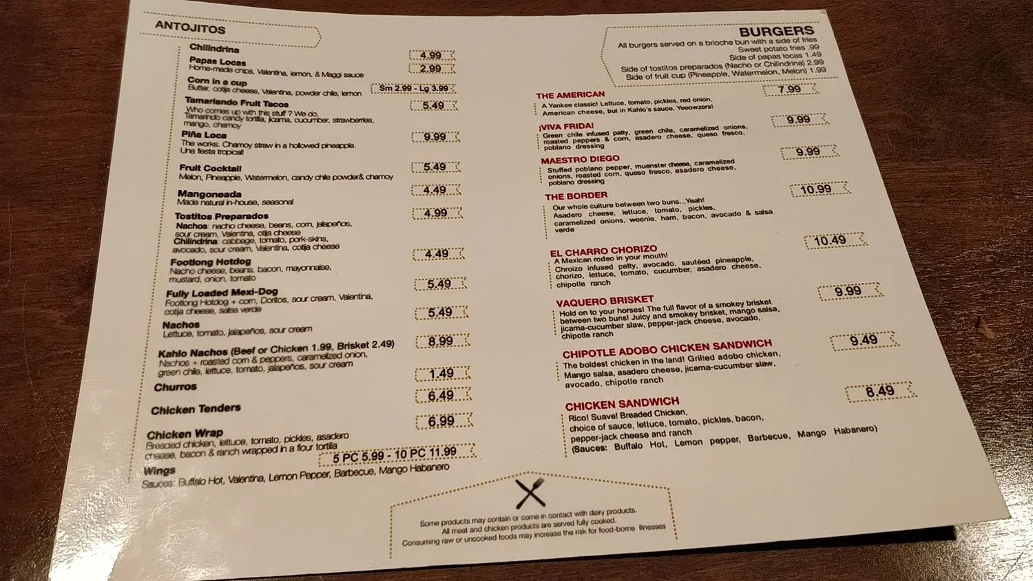 Menu 4