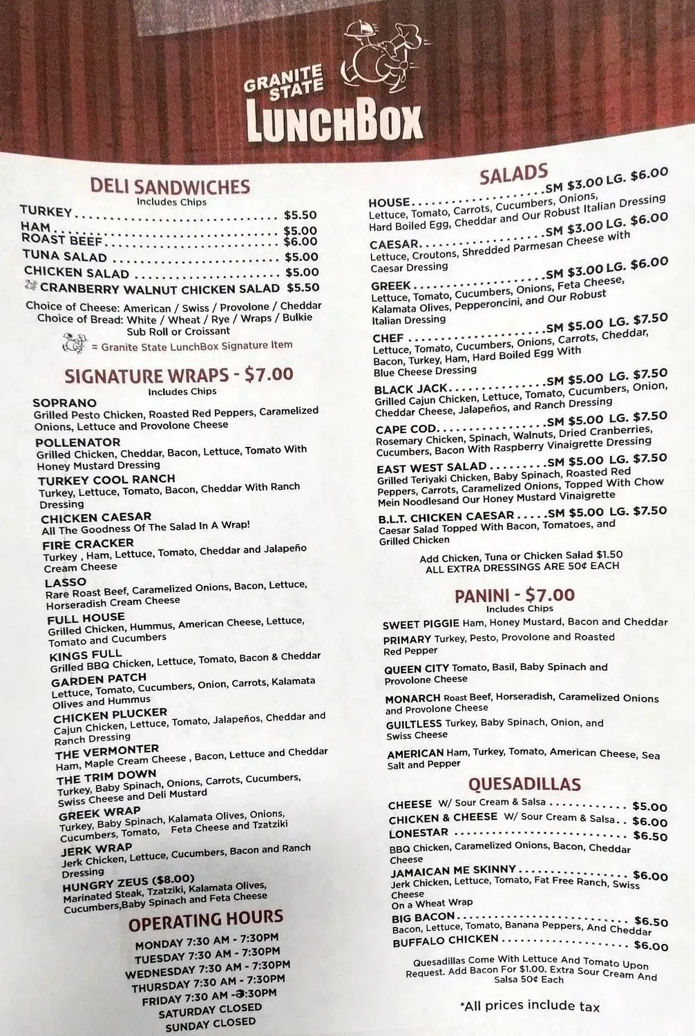 Menu 3