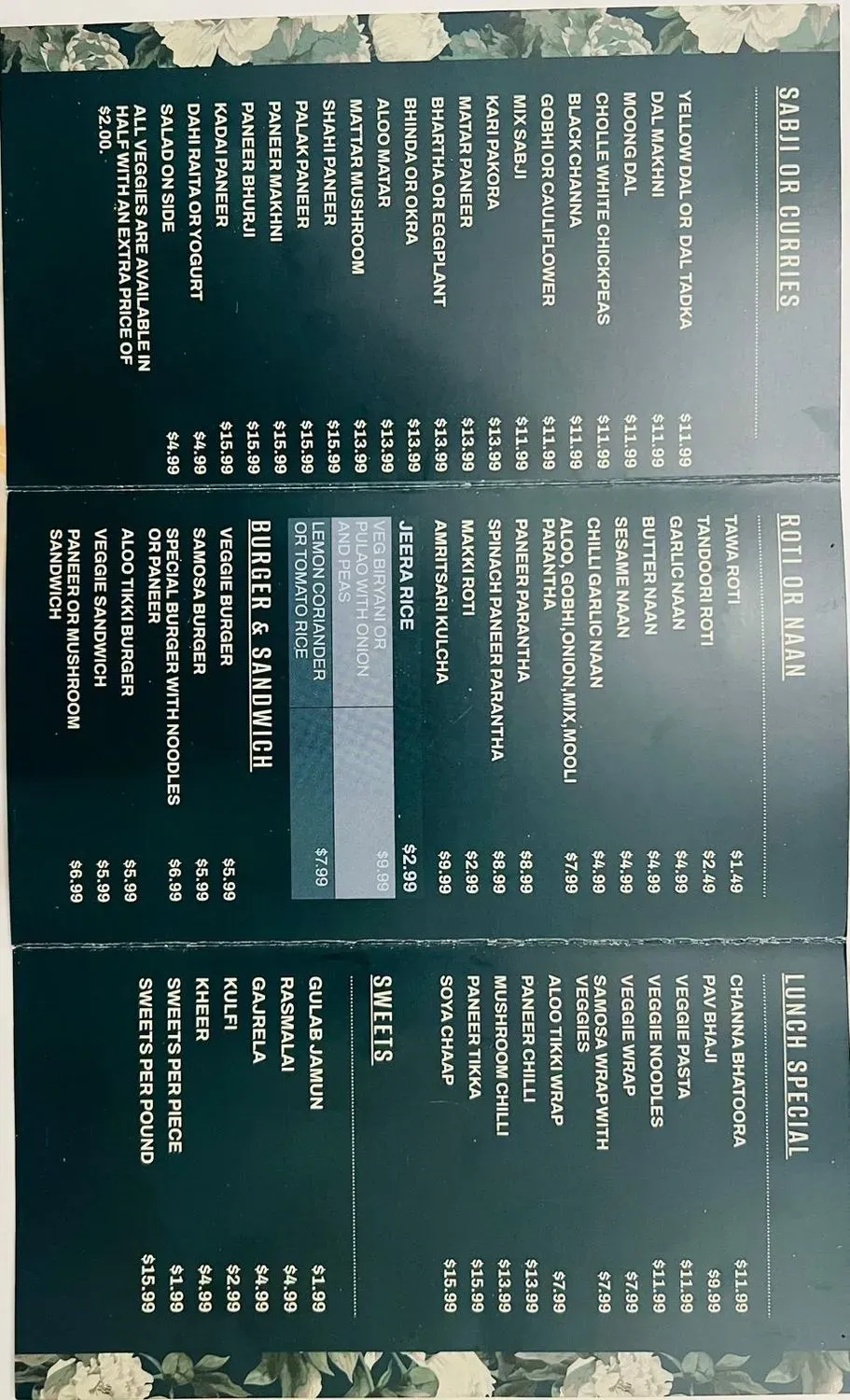 Menu 2