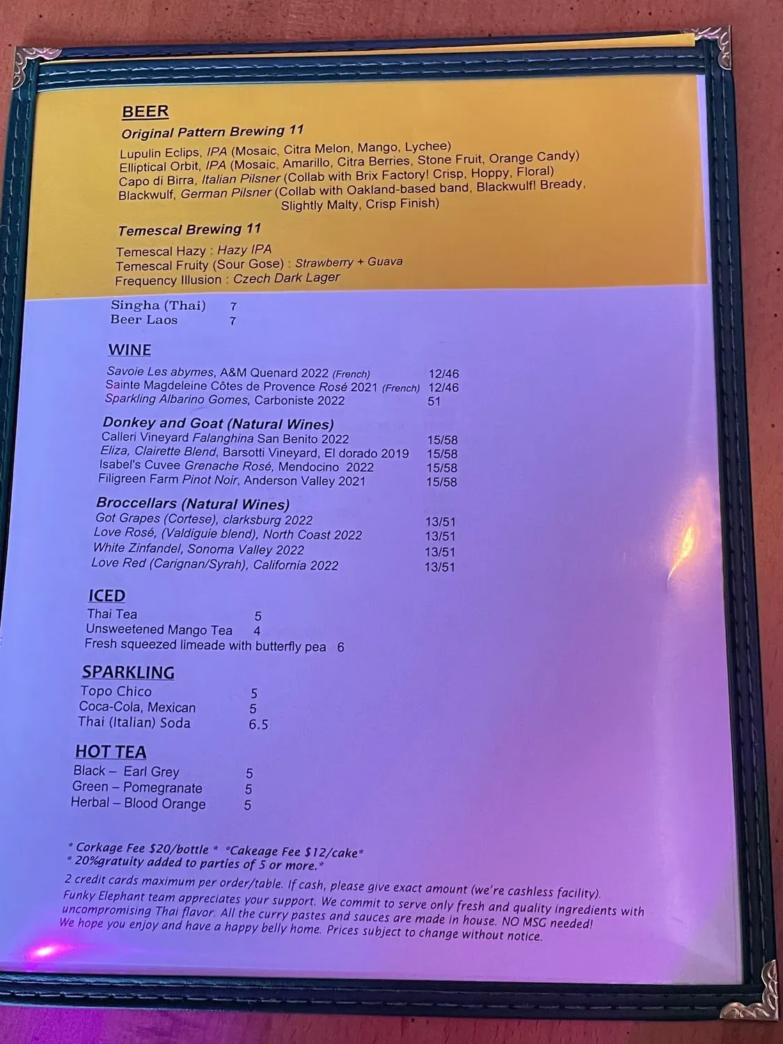 Menu 4