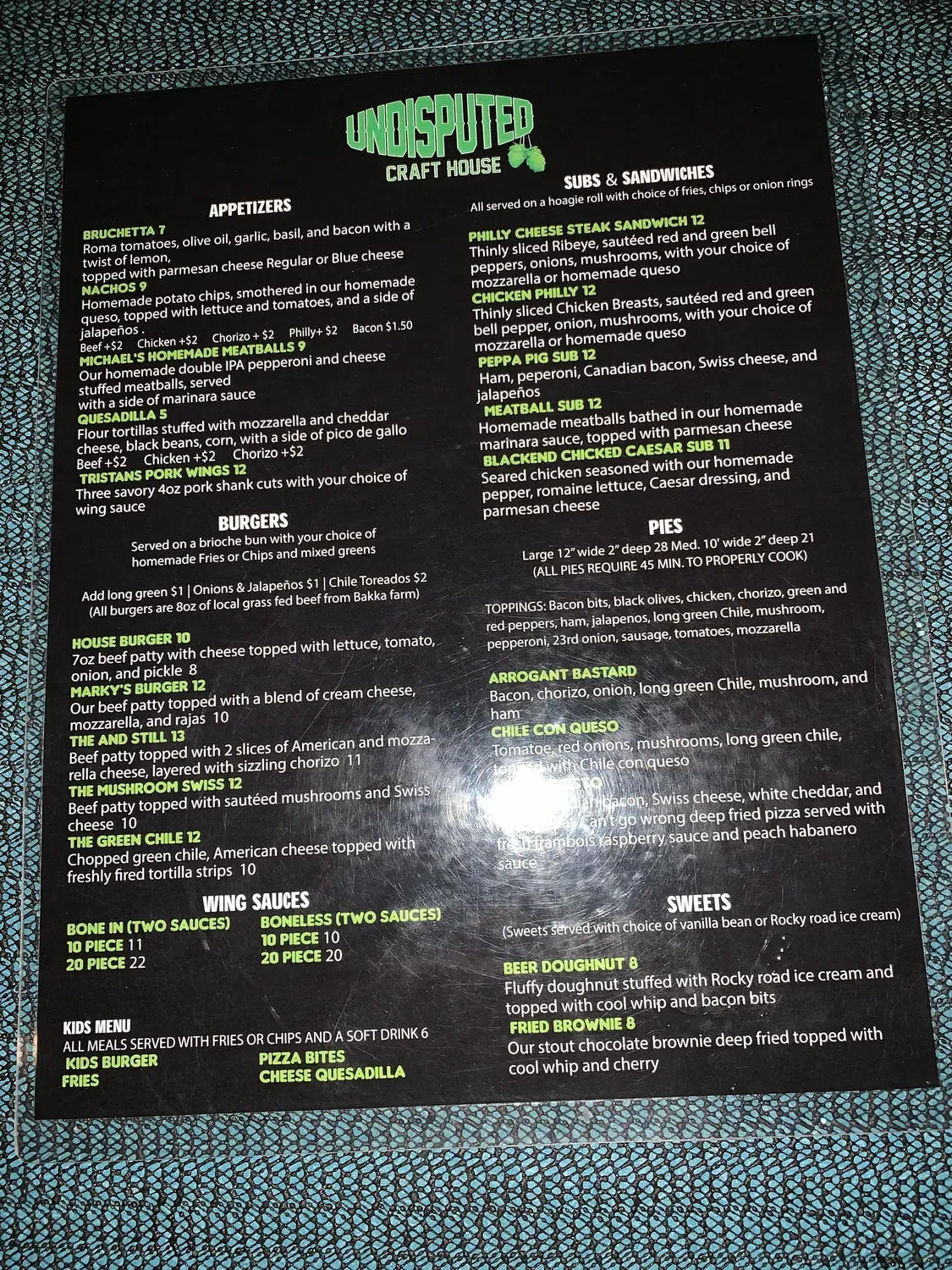 Menu 3