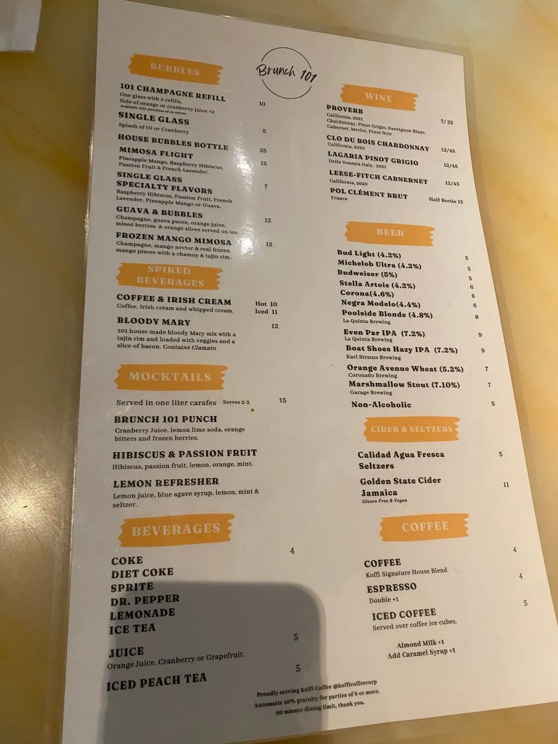 Menu 2