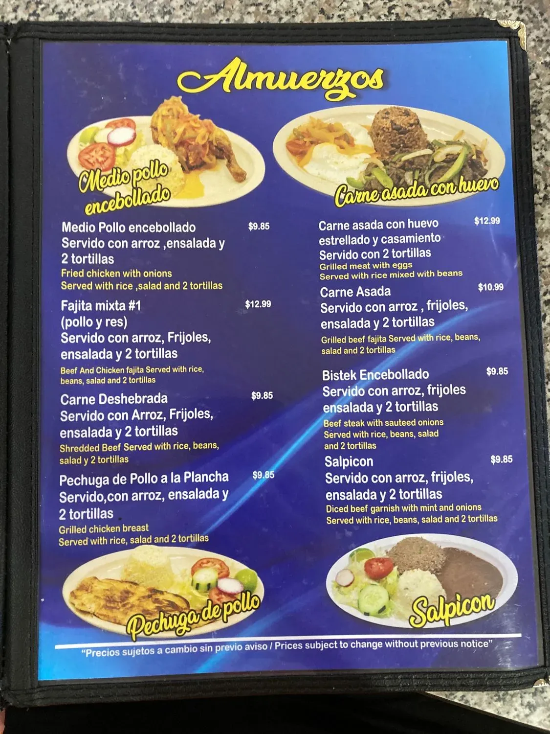 Menu 2