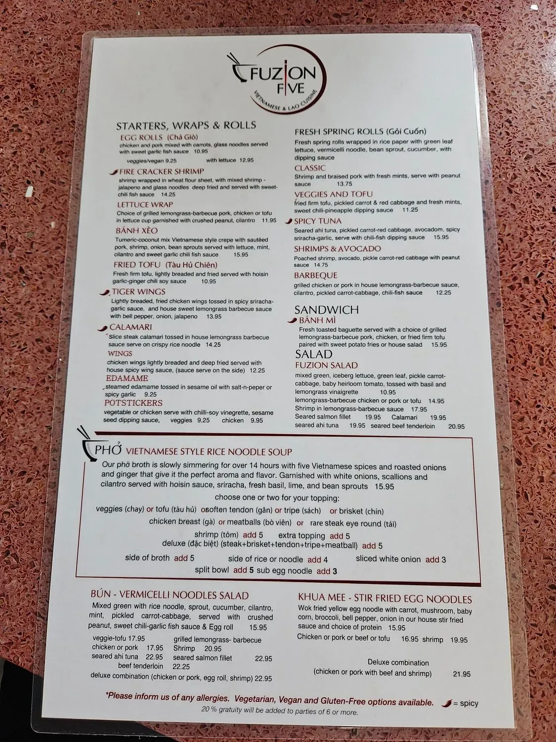 Menu 6