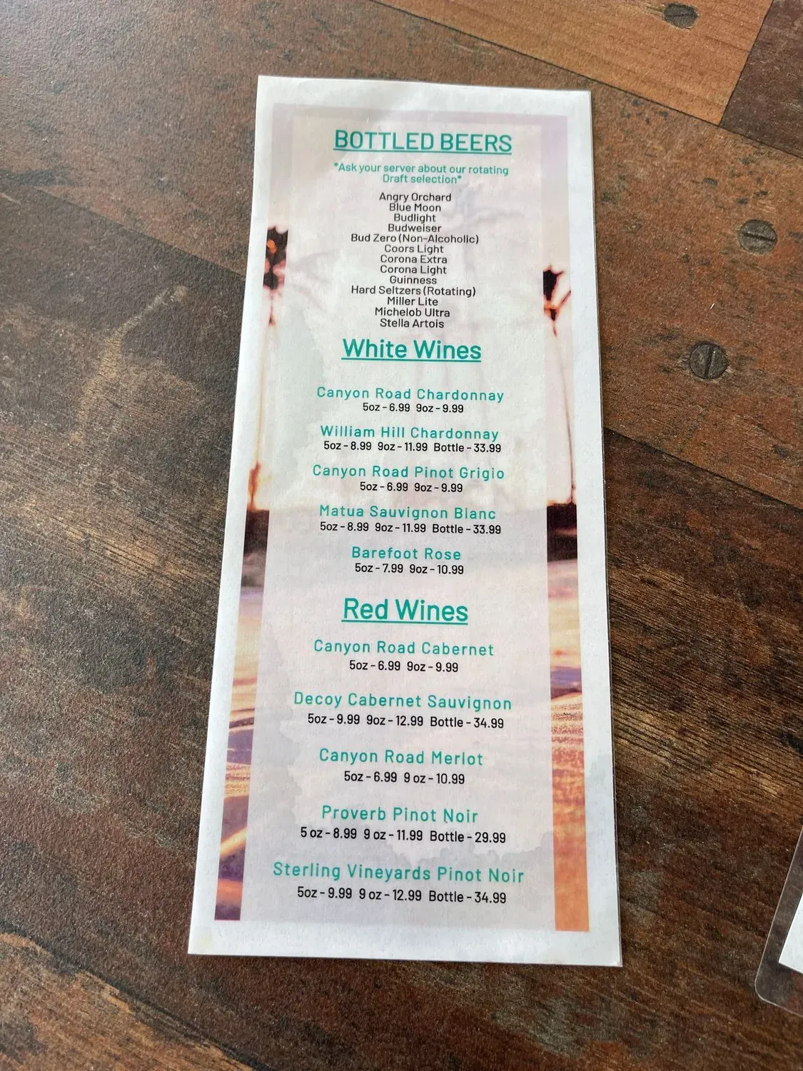 Menu 6