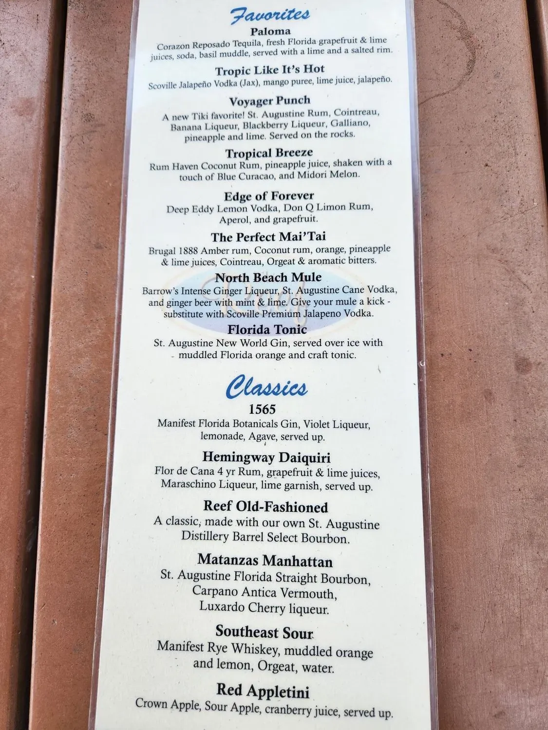 Menu 6