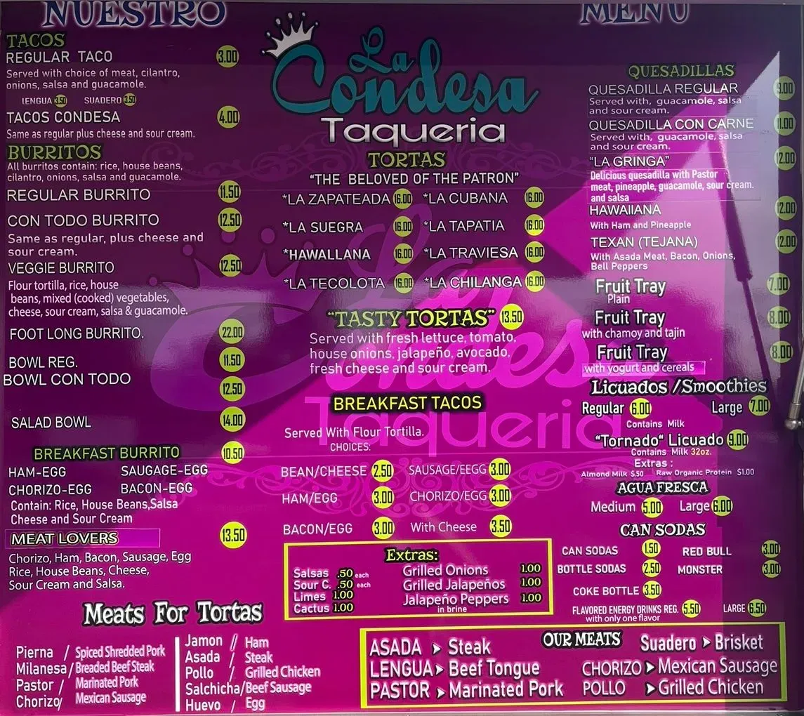 Menu 2