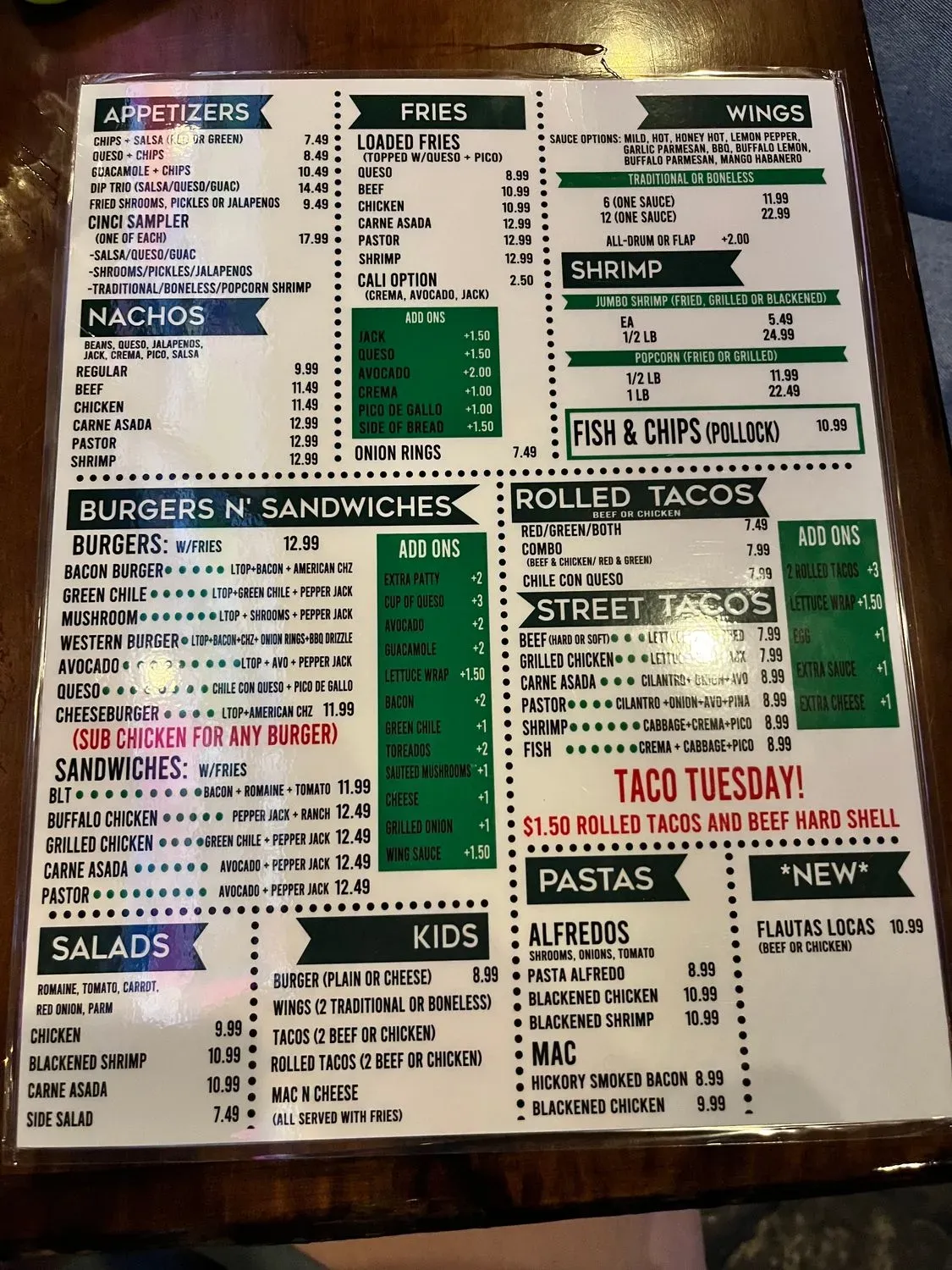 Menu 2