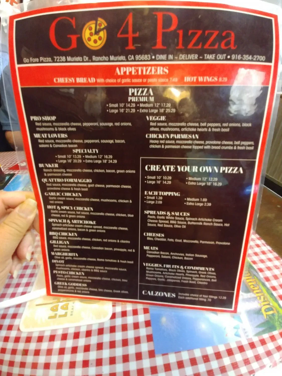 Menu 2