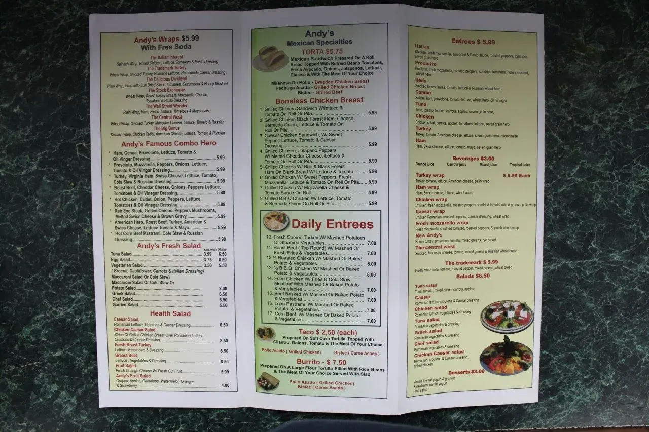 Menu 4