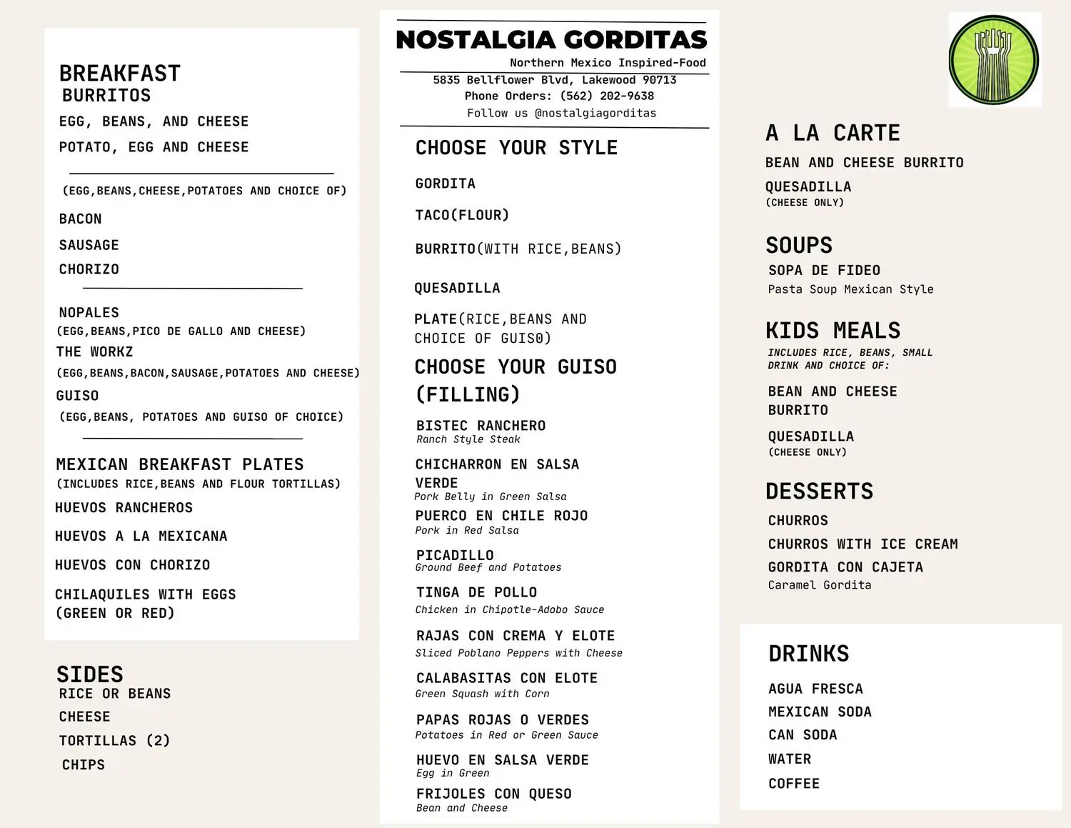 Menu 2