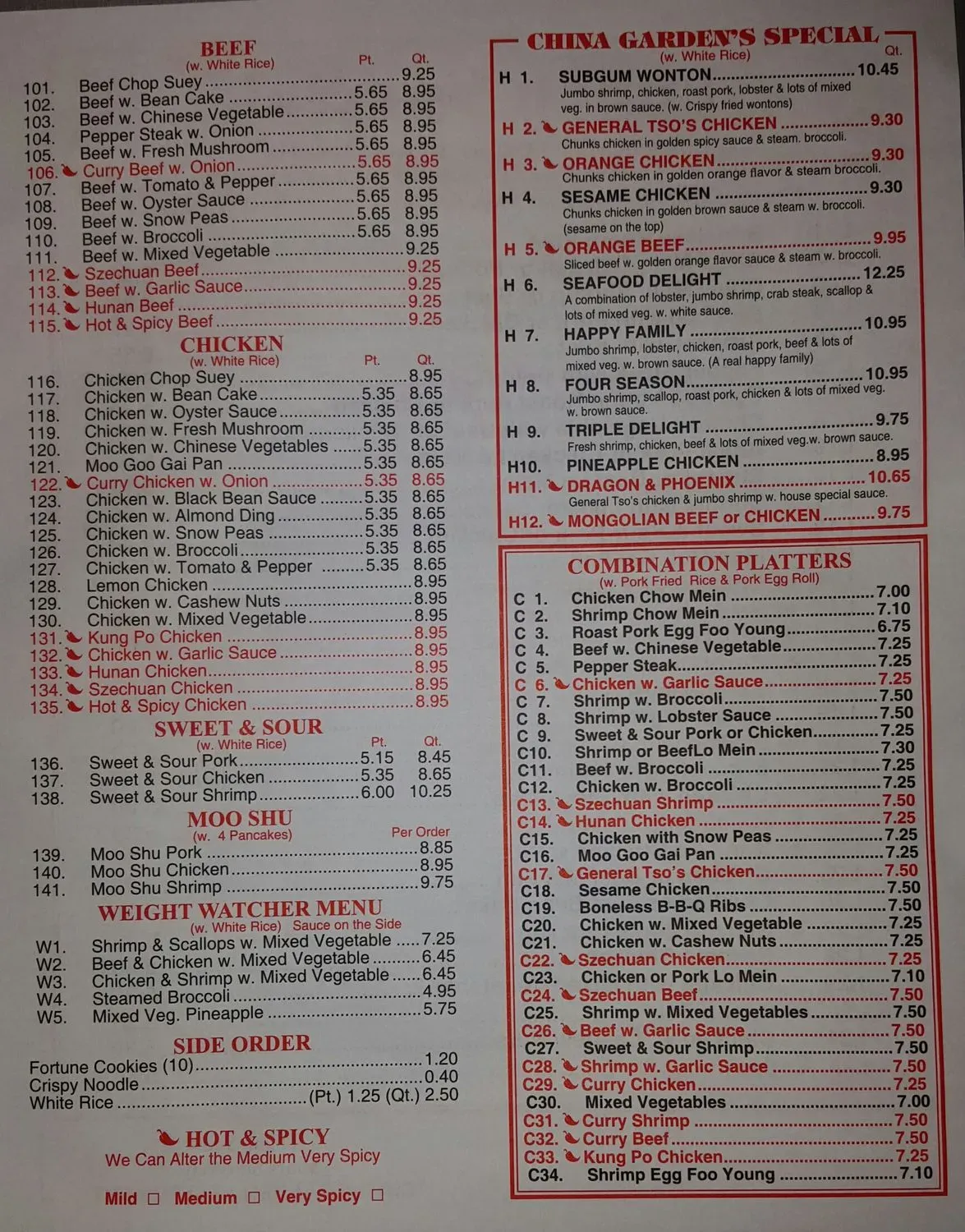 Menu 2