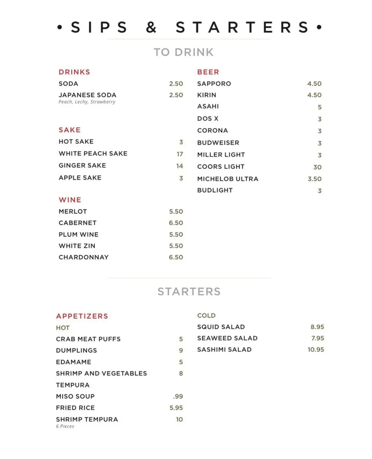 Menu 3