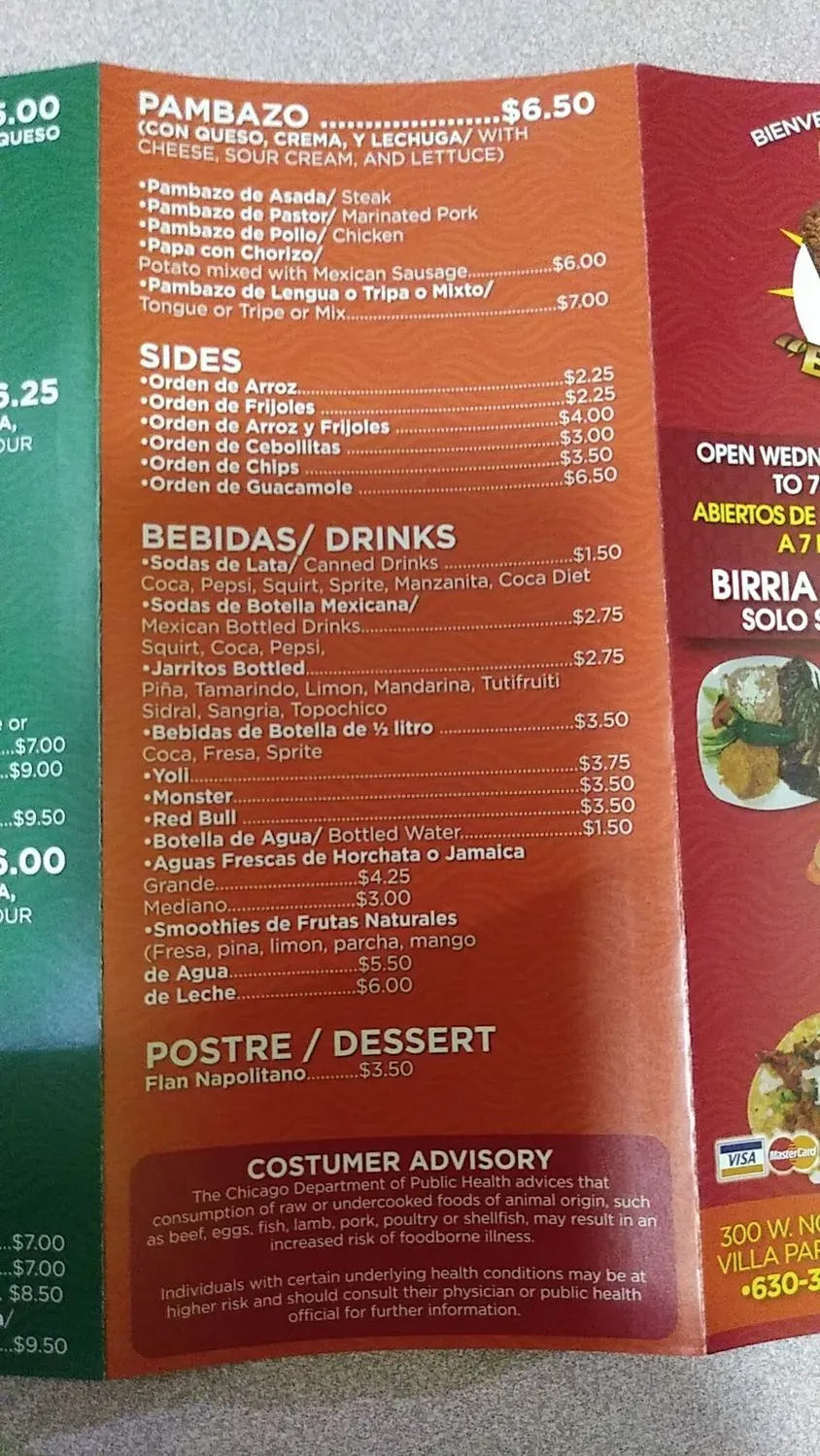 Menu 6