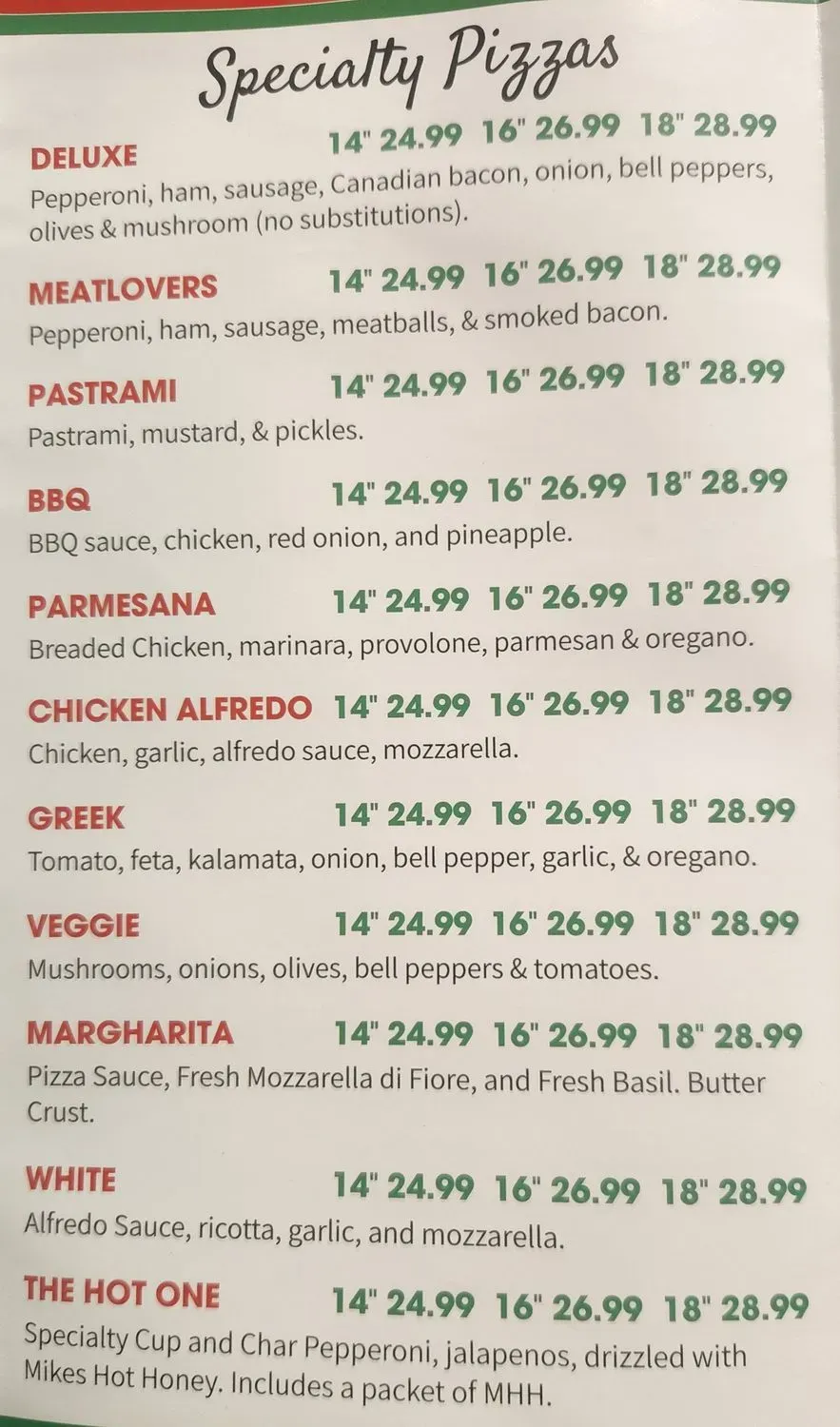 Menu 5