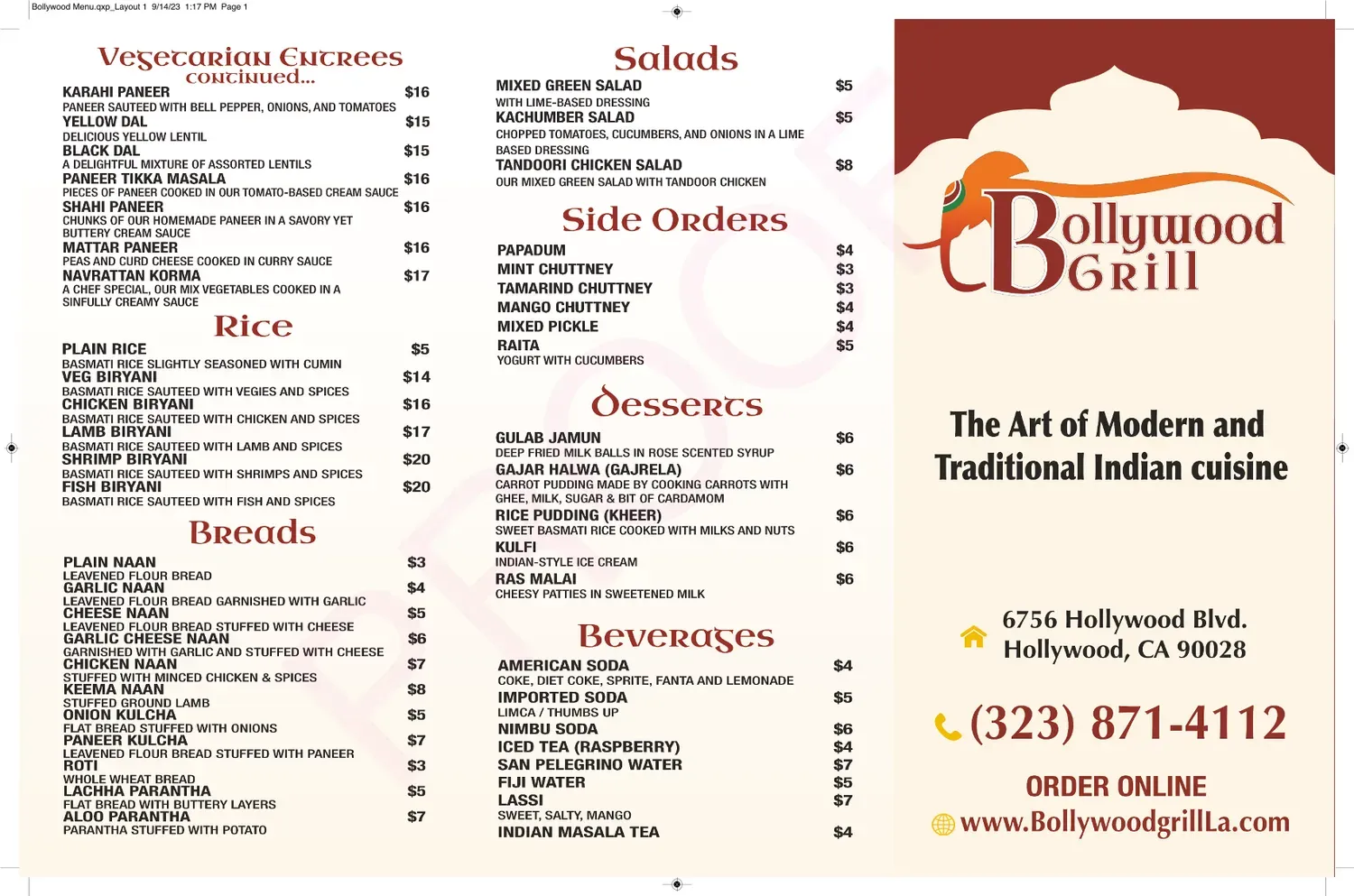 Menu 2