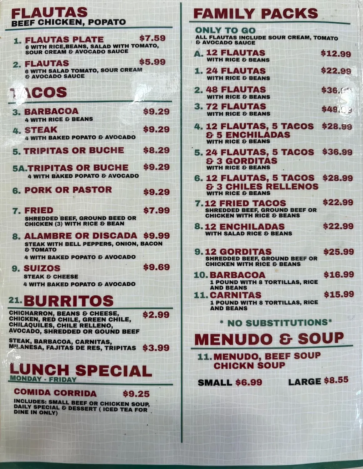 Menu 3