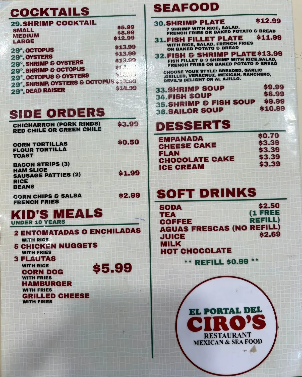 Menu 2