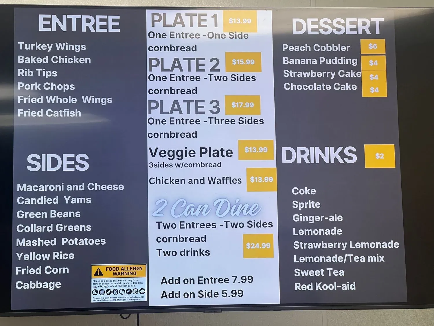 Menu 2