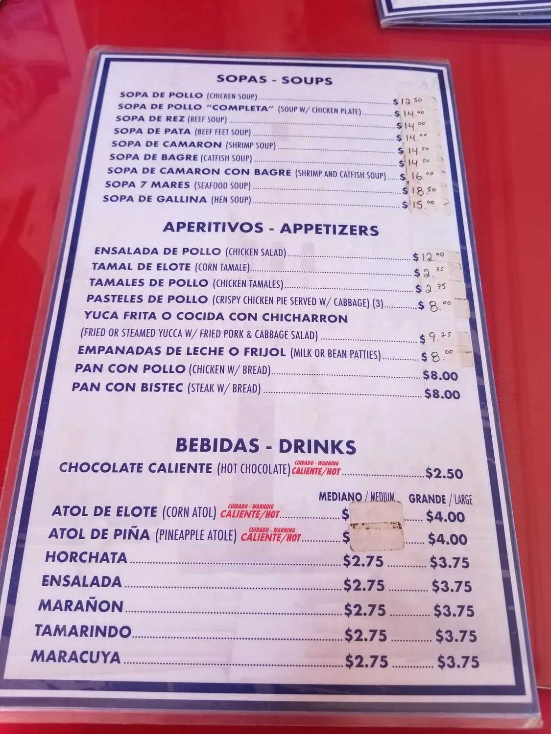 Menu 3