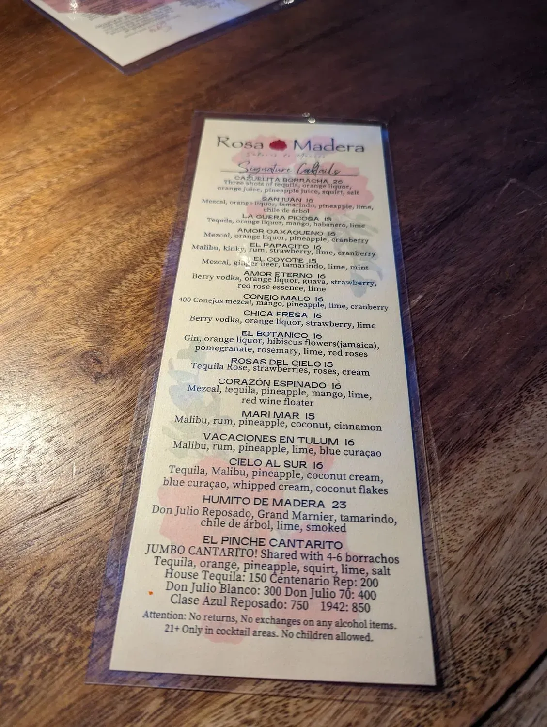 Menu 5