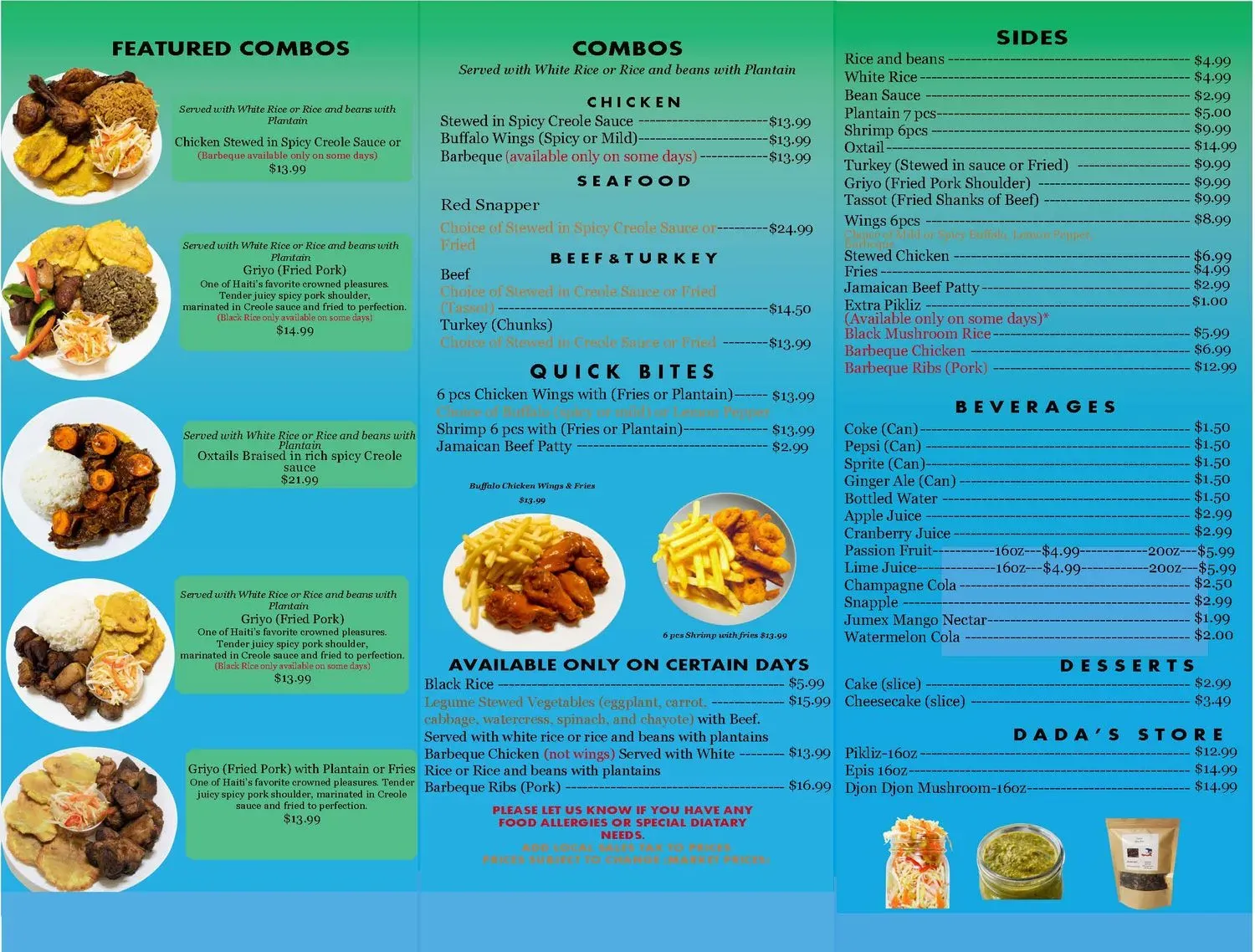 Menu 2