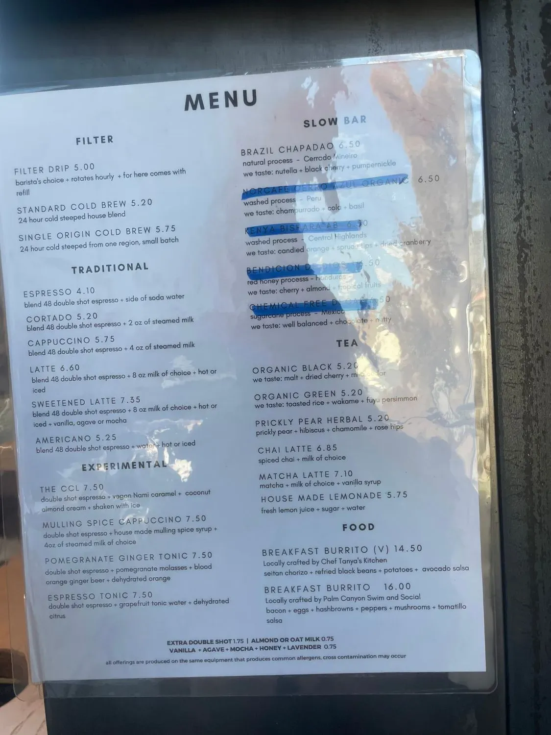 Menu 5