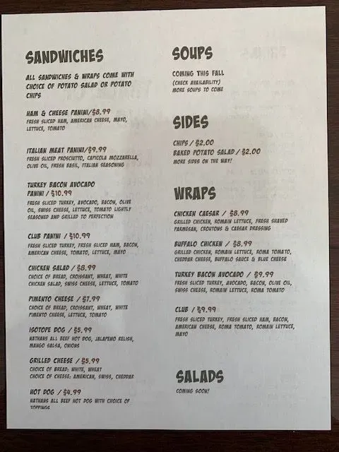 Menu 4