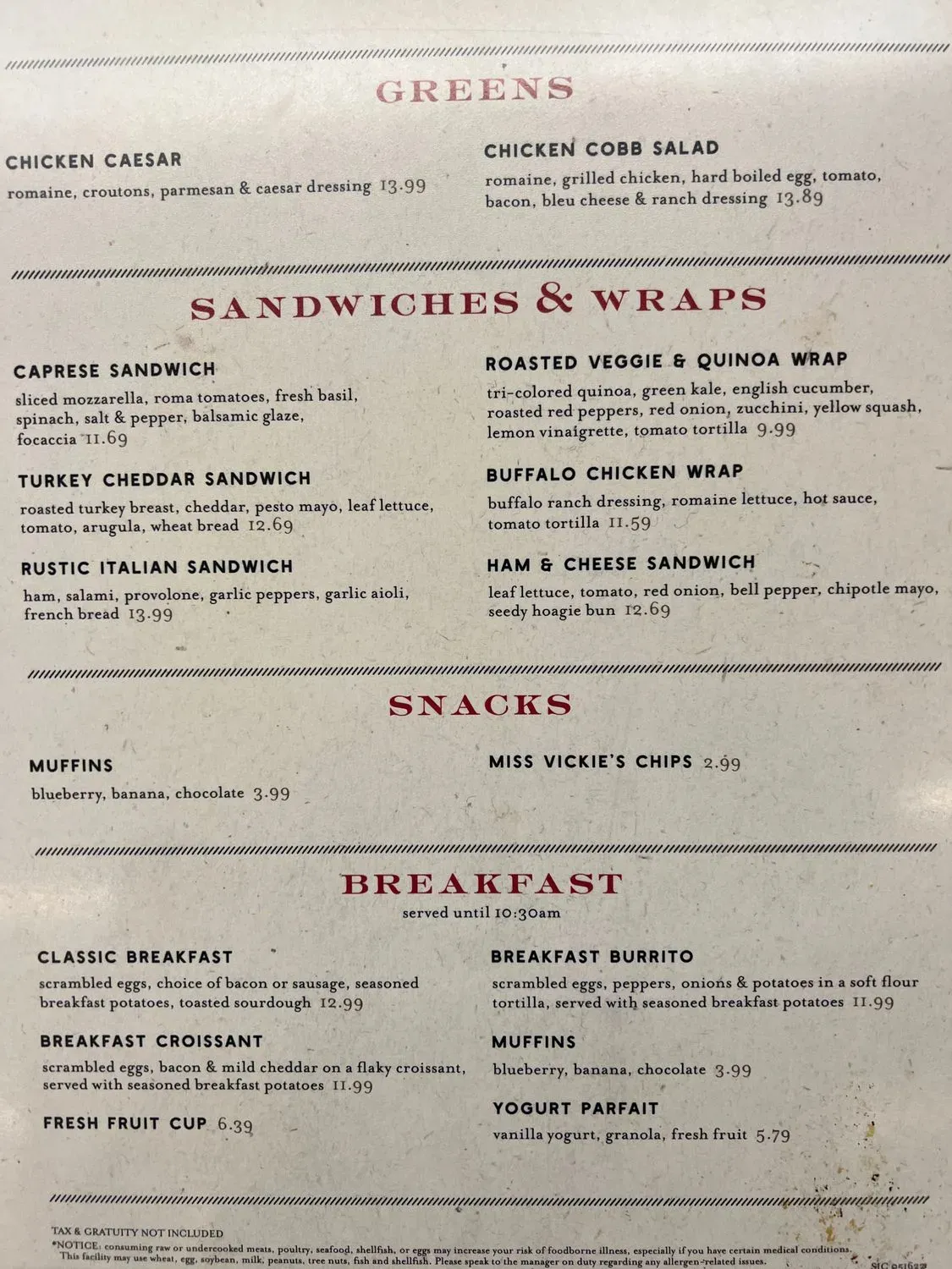 Menu 5