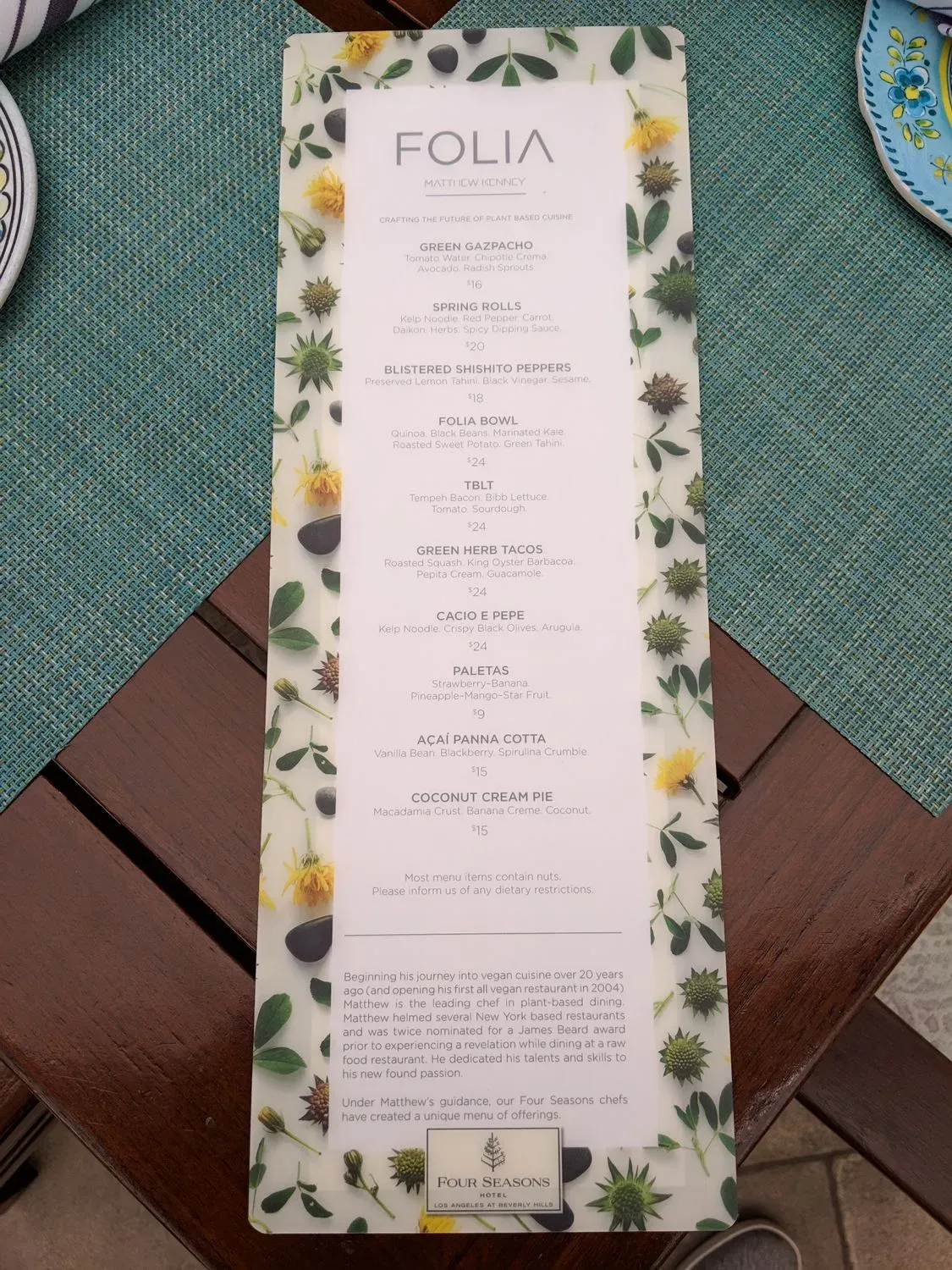 Menu 6