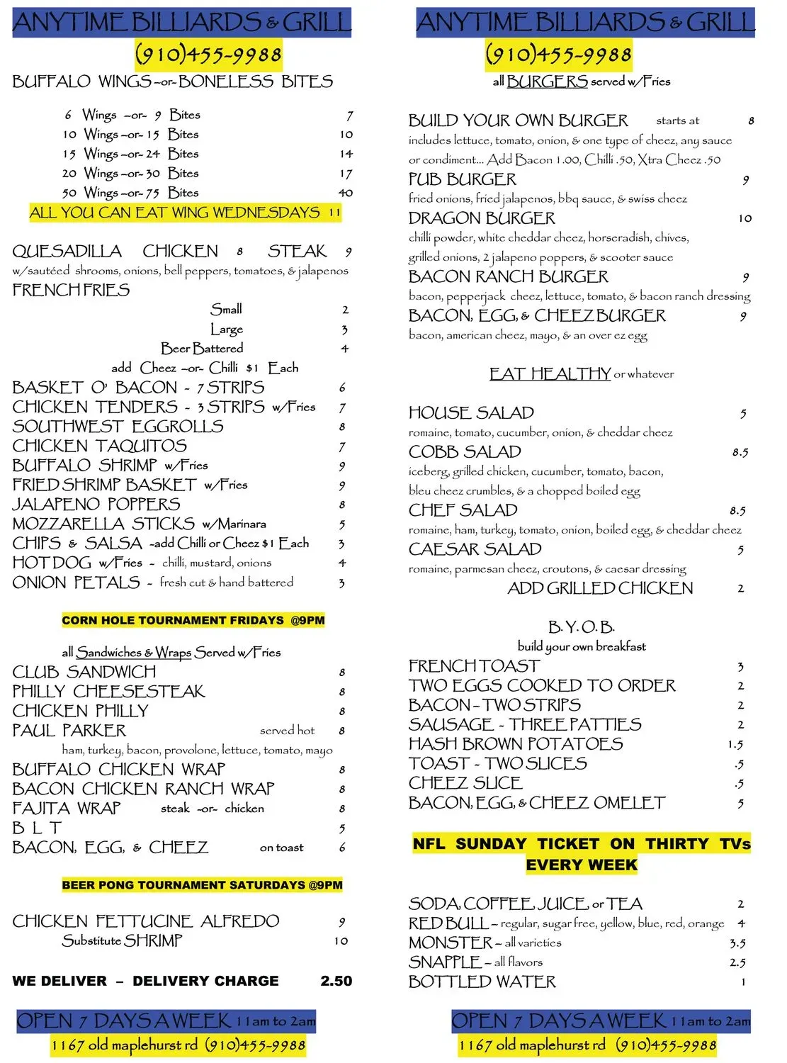 Menu 3