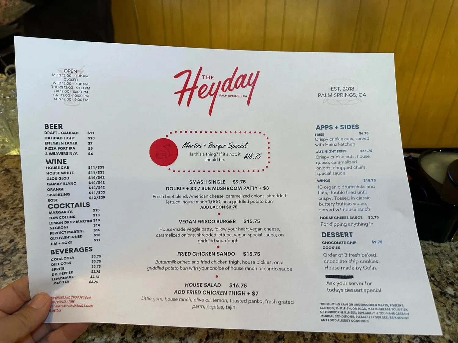 Menu 6