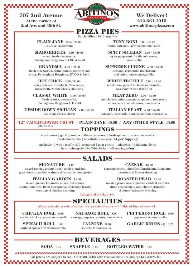 Menu 2