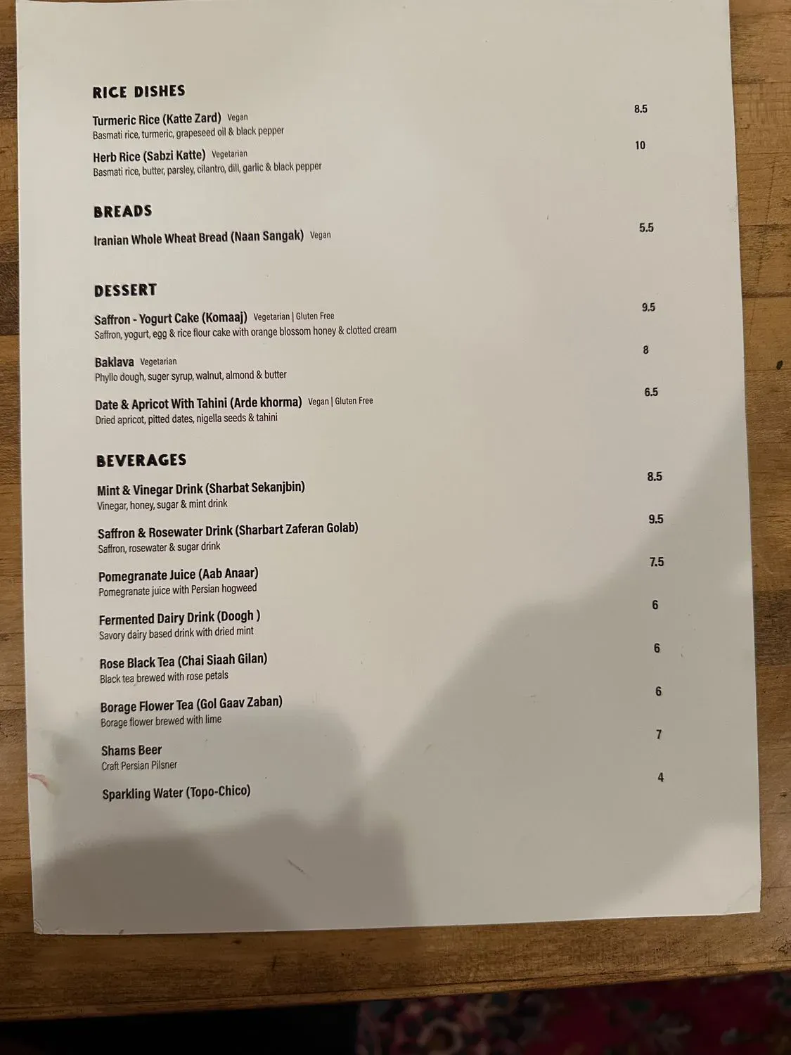 Menu 4