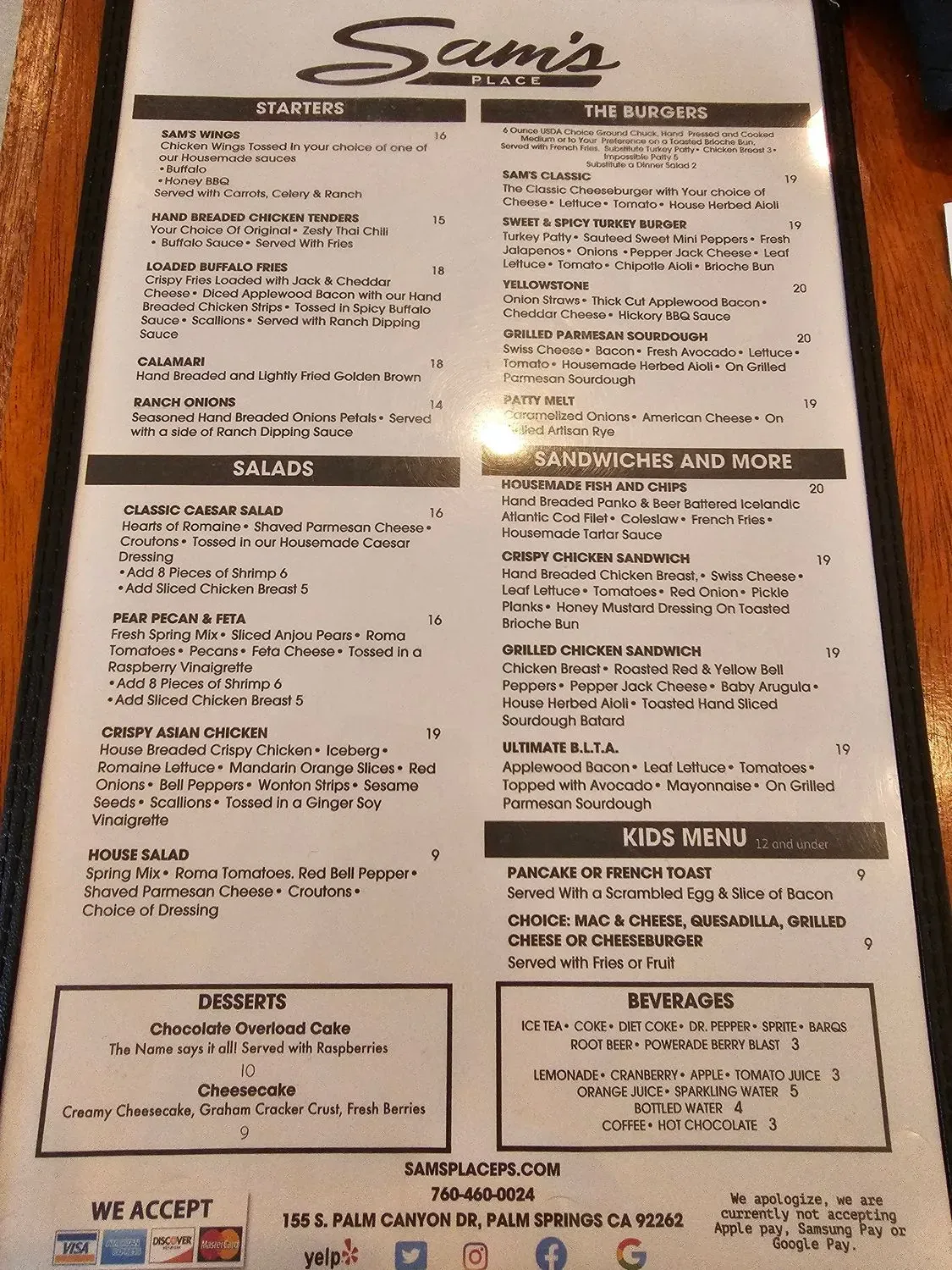 Menu 5