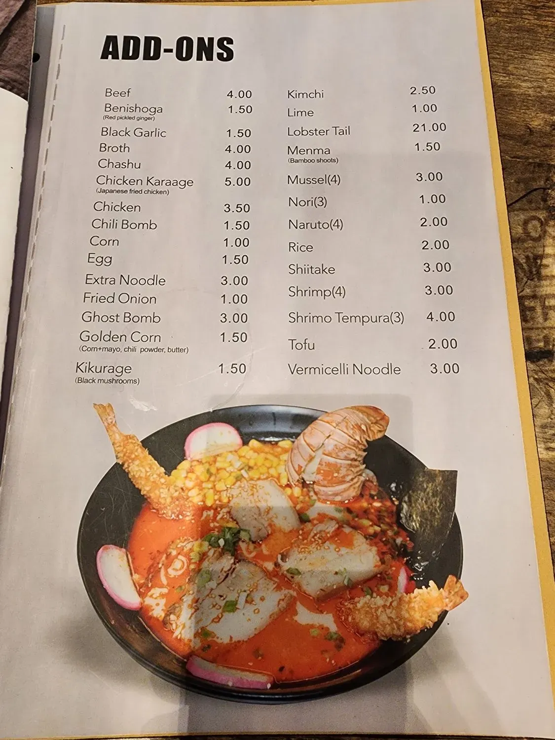 Menu 2