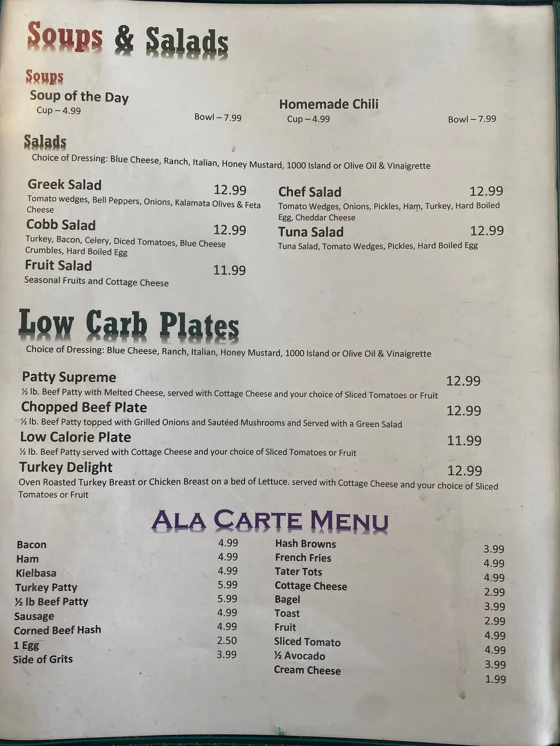 Menu 3