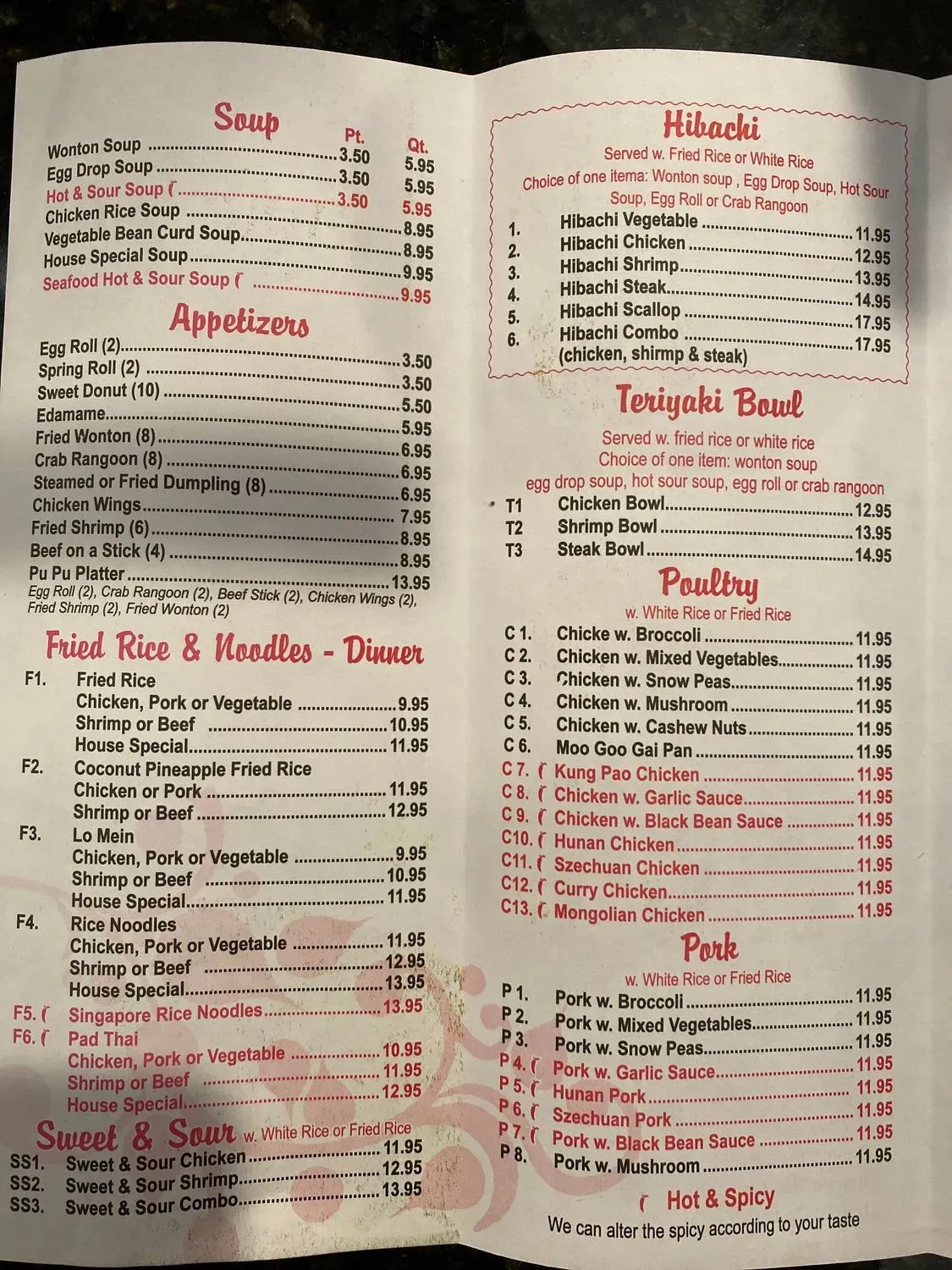 Menu 2