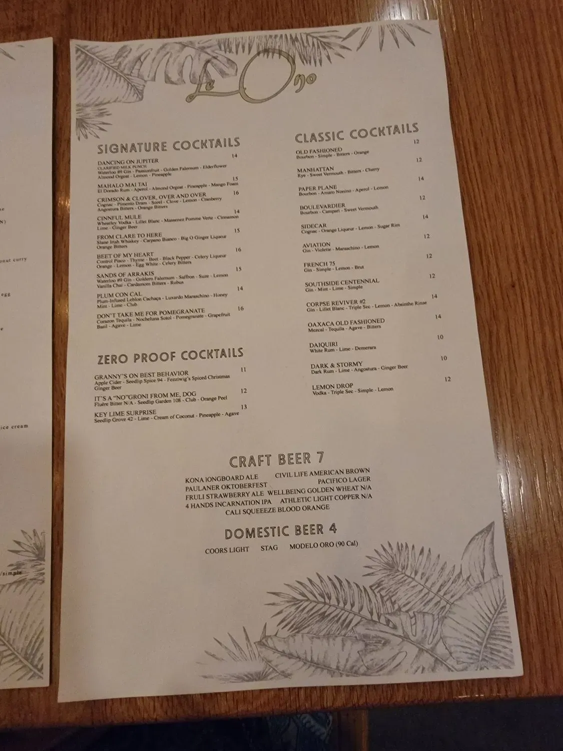 Menu 4