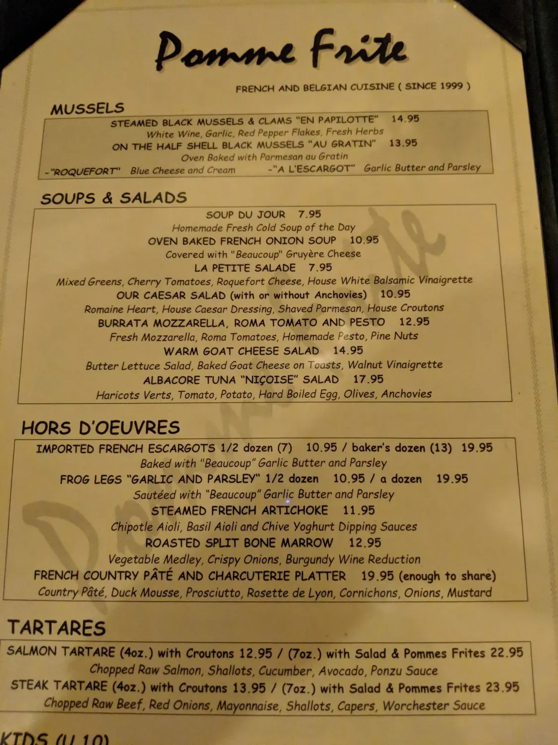 Menu 5