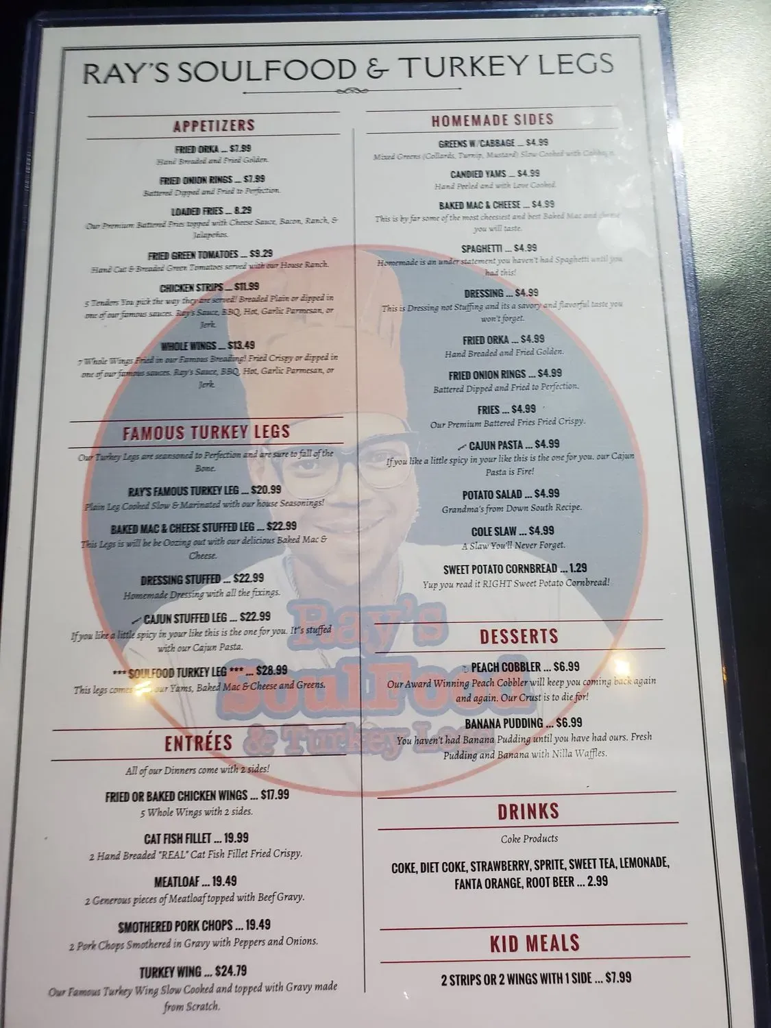 Ray's SoulFood & Turkey Legs Menu | O'Fallon, IL | Checkle